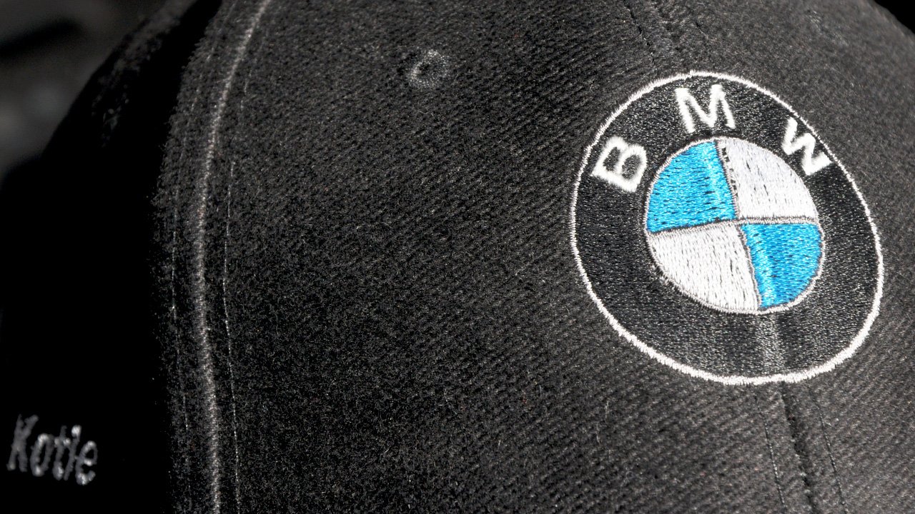 Live embroidery stitching cap for BMW Motorrad